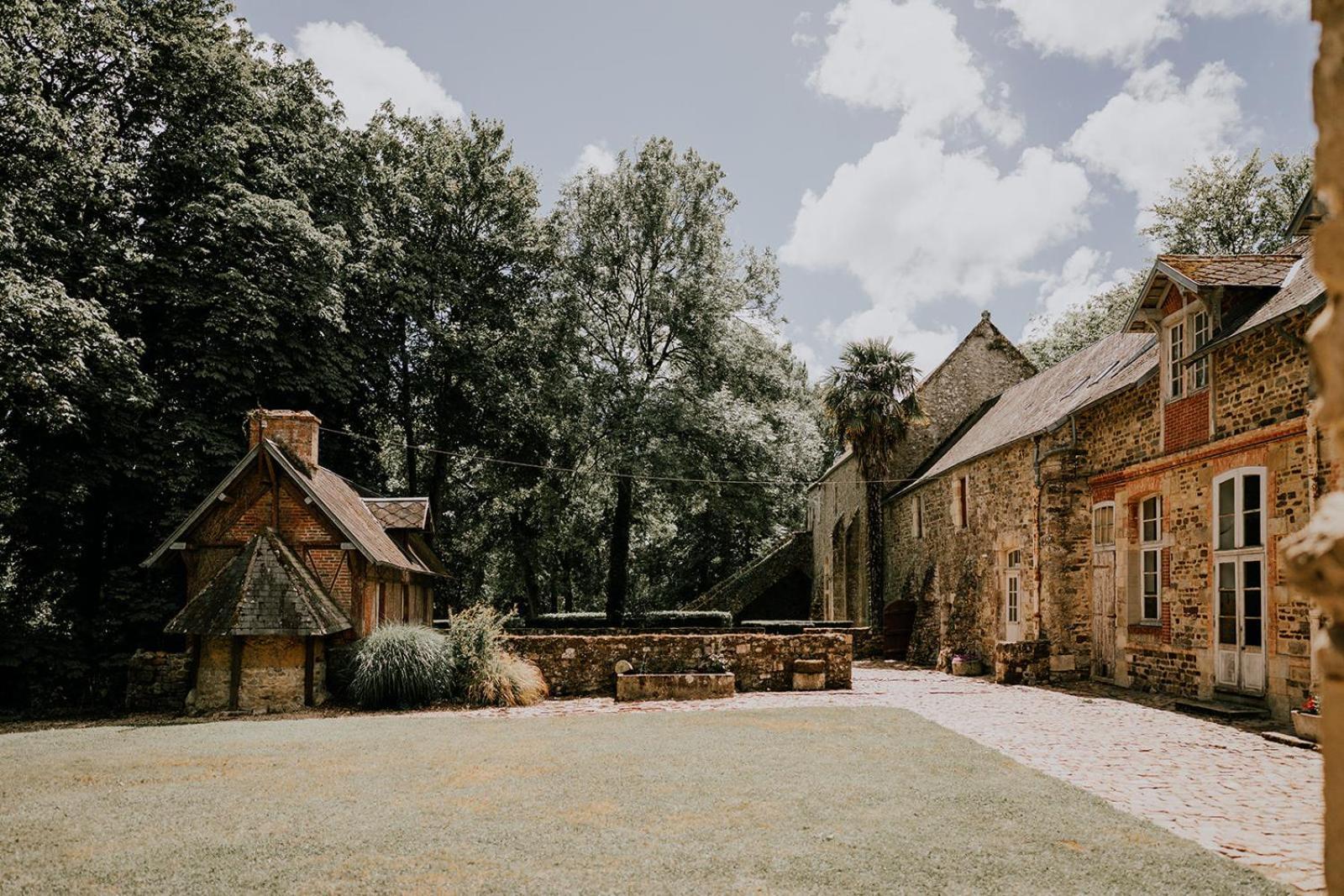 Abbaye De Blanchelande Neufmesnil Exterior foto